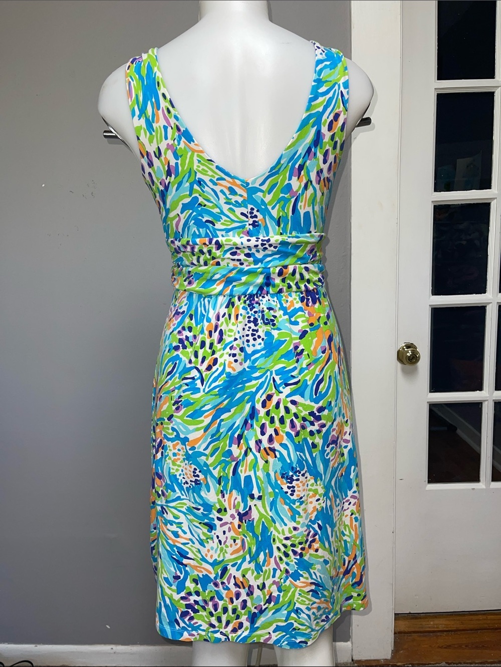 Lilly Pulitzer Shianne dress Sea Soiree tropical print pattern - Picture 2 of 7
